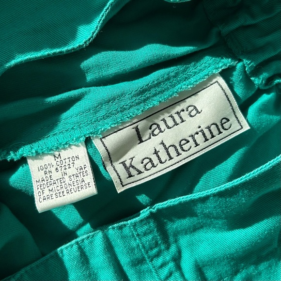 Teal Vintage Shorts - Picture 4 of 5